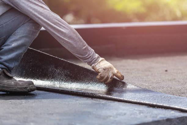 Professional Exterior Waterproofing technician working in Lexington, OH